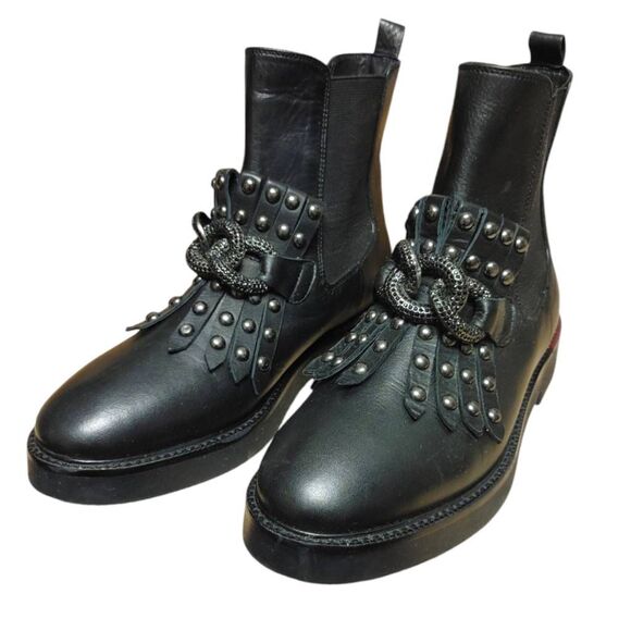 Saint G “Kylie” Boots Black 40/10 - Picture 2 of 14